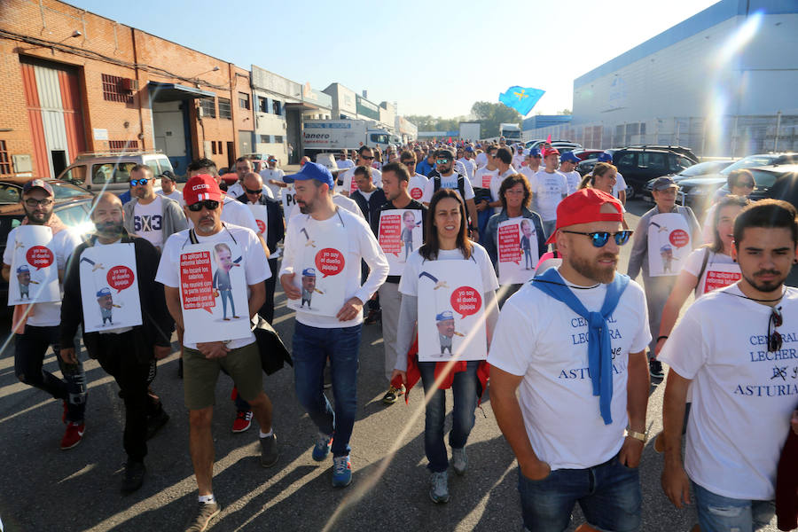 Marcha de los trabajadores de CAPSA hasta Oviedo