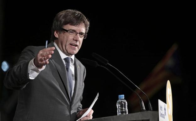 El presidente de la Generalitat, Carles Puigdemont. 