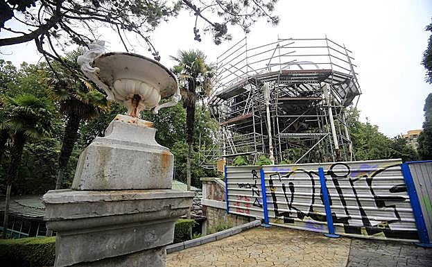 El desolado quiosco del Bombé