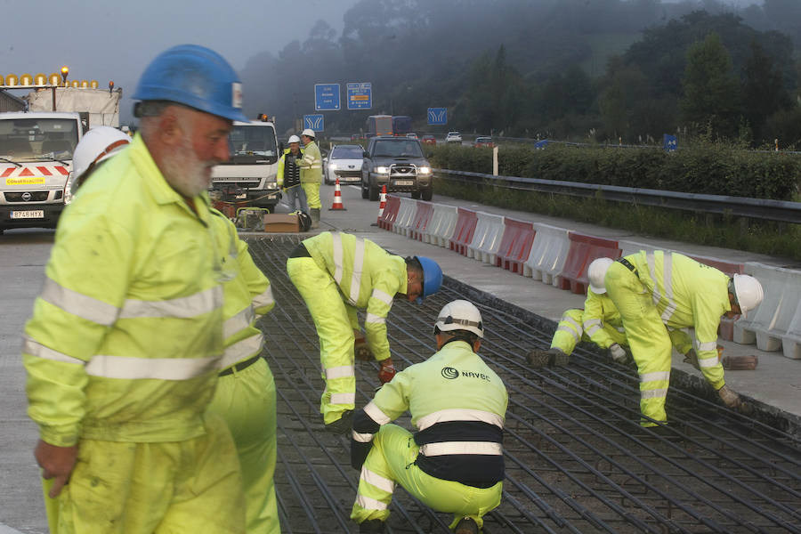 Primera jornada de obras en la autopista &#039;Y&#039;