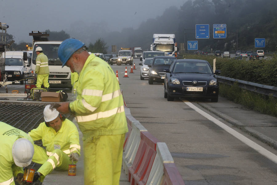 Primera jornada de obras en la autopista &#039;Y&#039;