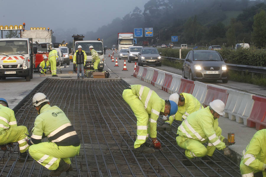 Primera jornada de obras en la autopista &#039;Y&#039;