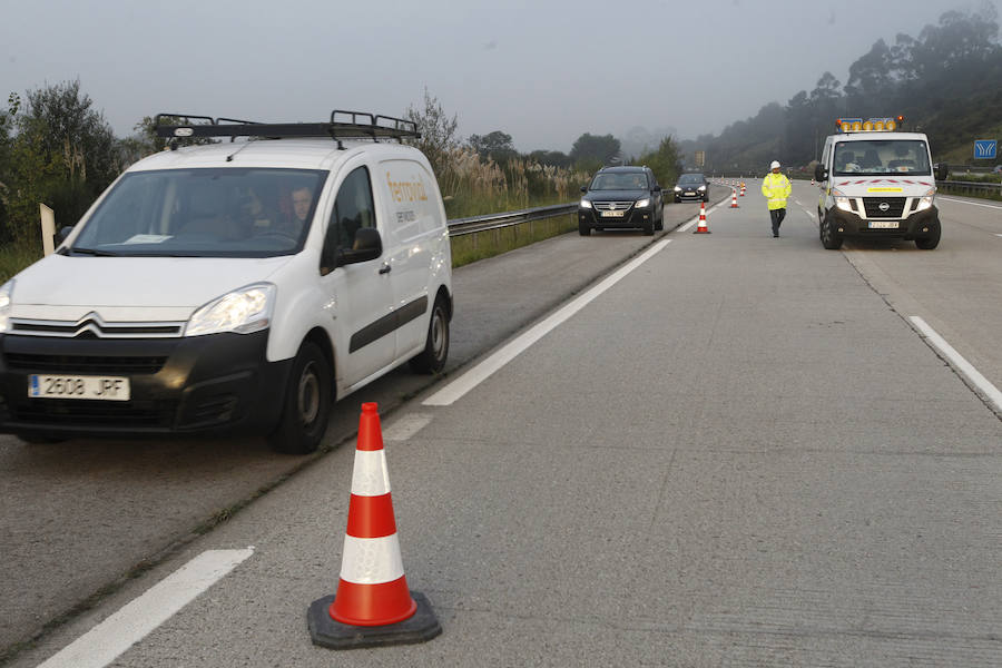 Primera jornada de obras en la autopista &#039;Y&#039;