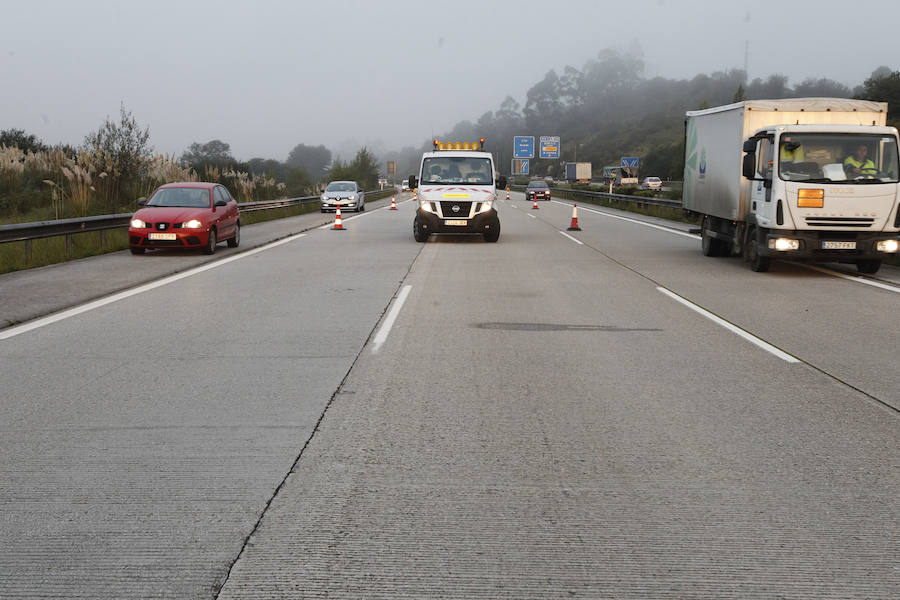 Primera jornada de obras en la autopista &#039;Y&#039;