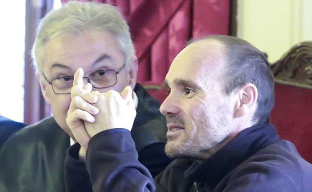 El acusado por la muerte de la peregrina Denise Pikka, Miguel Angel Muñoz, durante el juicio. 