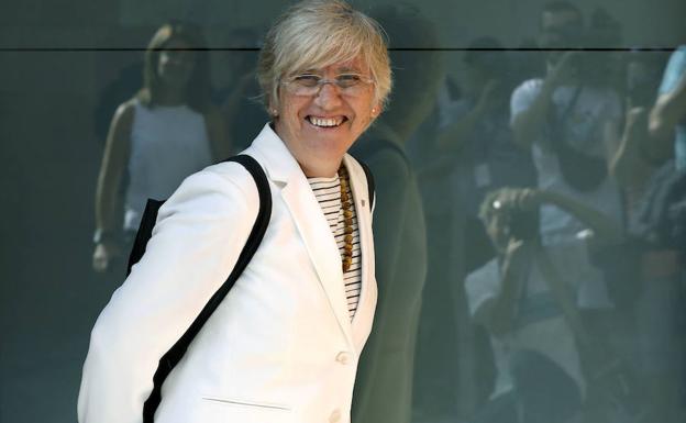 La consejera de Educación, Clara Ponsati.