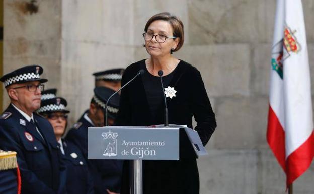 La alcaldesa de Gijón, Carmen Moriyón.