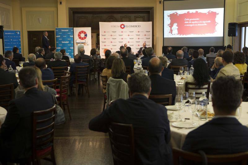 Javier Vega de Seoane, en el Fórum EL COMERCIO