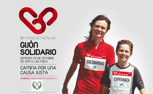 Inscríbete a la V Marcha Familiar Gijón Solidario