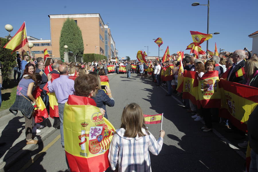 El desafío catalán llena Asturias de concentraciones