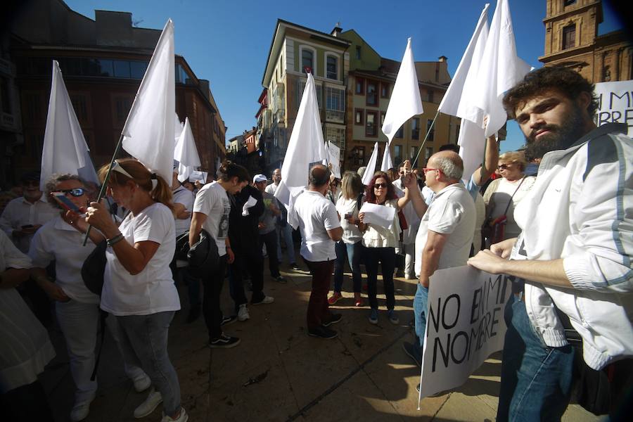 El desafío catalán llena Asturias de concentraciones