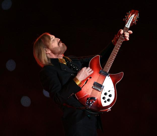 Tom Petty, durante un concierto. 