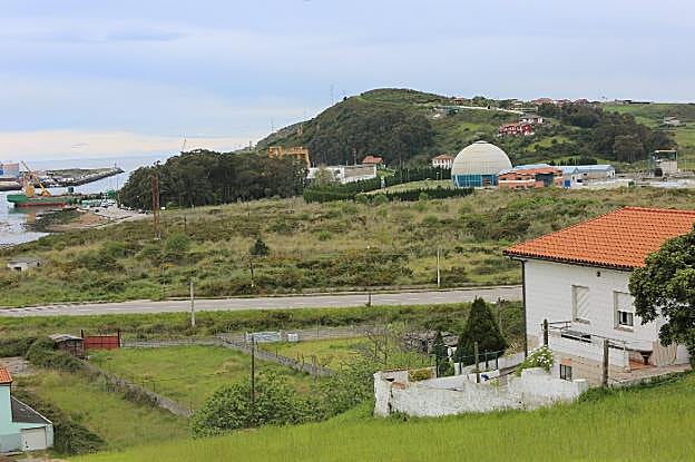 Vista de la depuradora de Maqua. 