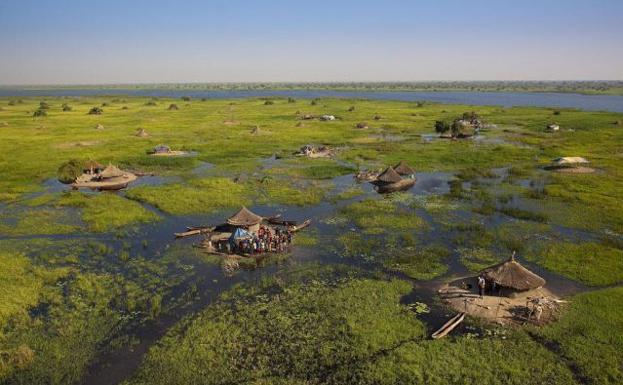 Pantanos del Sudd, en Sudán del Sur.