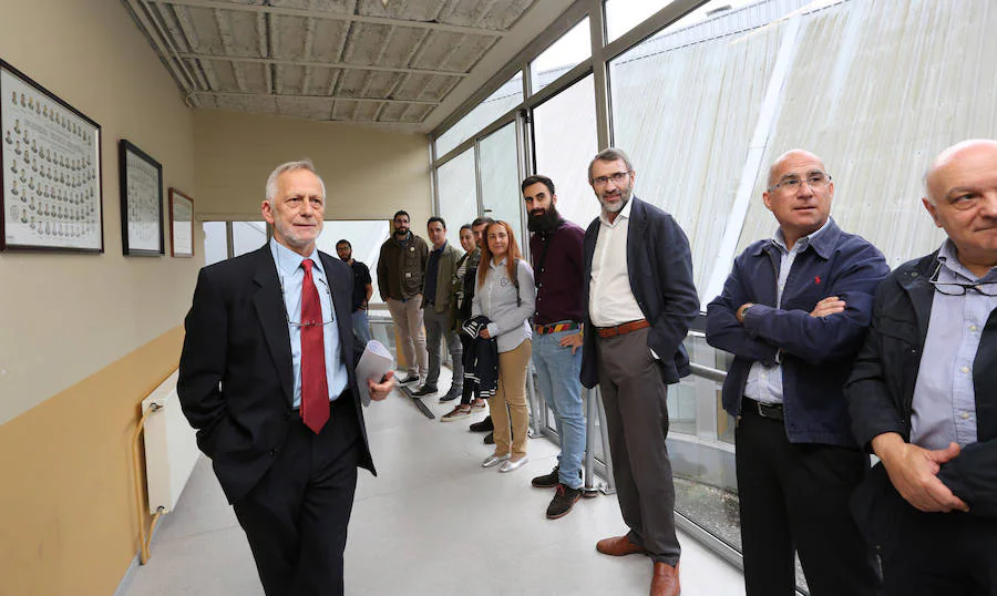 Inauguración del aula Alfonso Fernández Canteli en la EPI