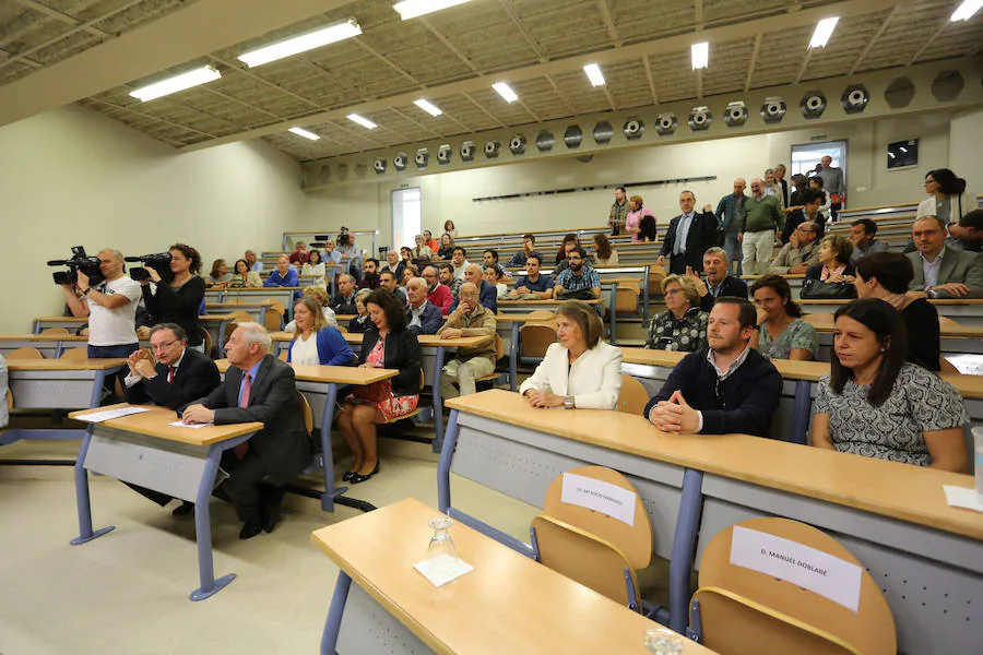 Inauguración del aula Alfonso Fernández Canteli en la EPI