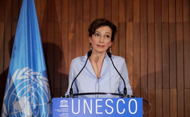 Audrey Azoulay, directora general de la Unesco.