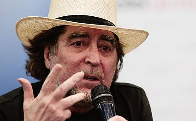 Joaquín Sabina, cantautor. 
