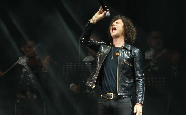 Bunbury, durante un concierto en Ciudad de México.