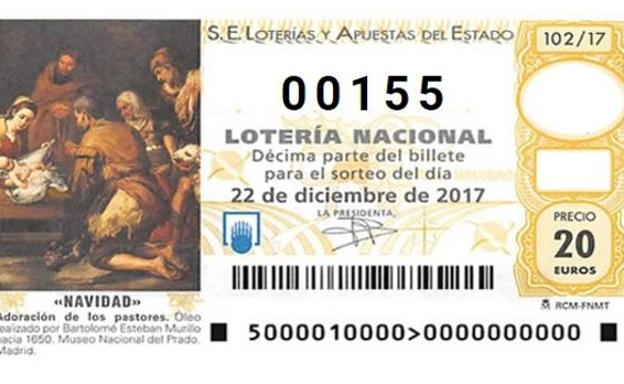 Lotería de Navidad: furor por el número 155