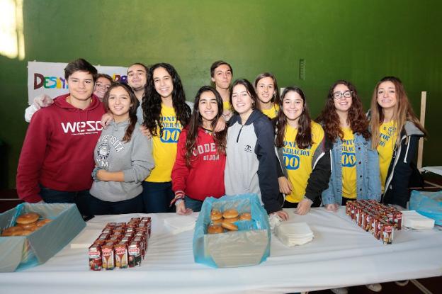 Chocolatada solidaria en el Codema