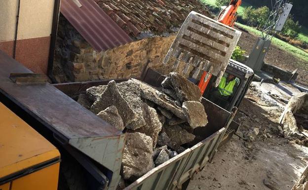 Comienzan las obras en los caminos de El Mazo, en Allande