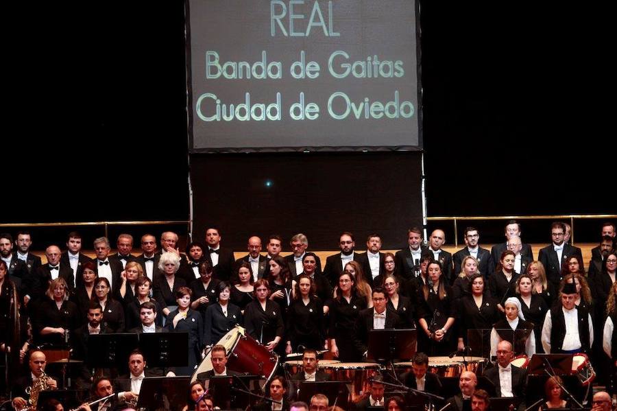 La Real Banda de Gaitas Ciudad de Oviedo celebra su 25 aniversario en el Auditorio