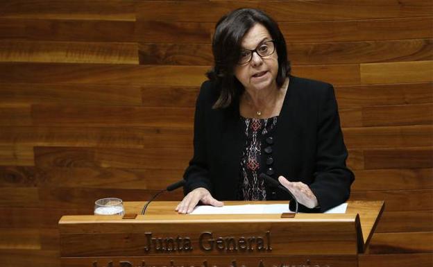 María Jesús Álvarez comparece en la Junta General. 