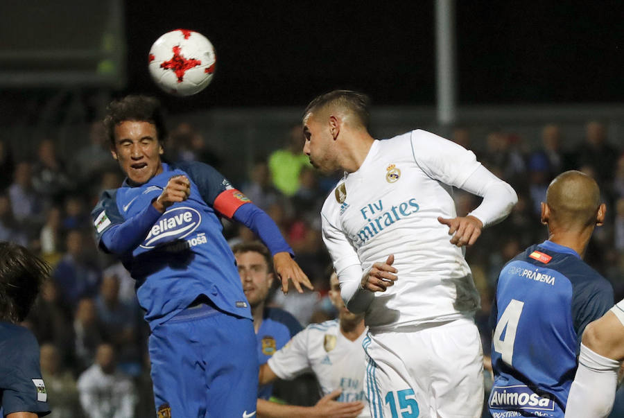 El Real Madrid venció por 0-2 con dos goles de penalti transformados por Asensio y Lúcas Vazquez. El 'Fuenla' aguantó el empate al descanso pero terminó derrotado en la segunda parte tras un gran desgaste físico. 