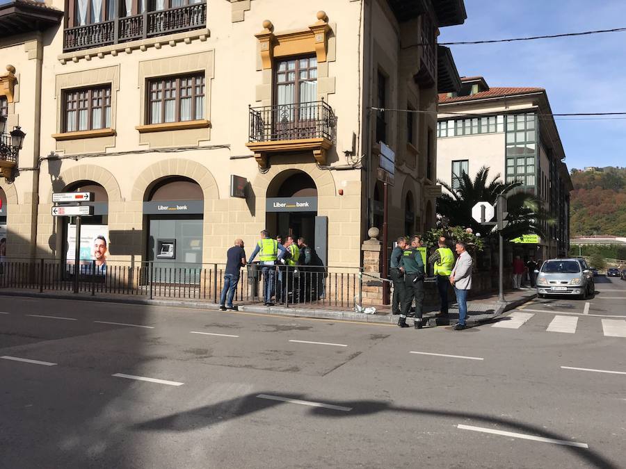 Atraco en una sucursal bancaria de Cangas de Onís