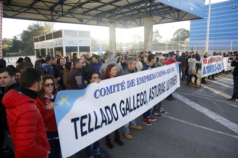 La plantilla de Capsa, en huelga