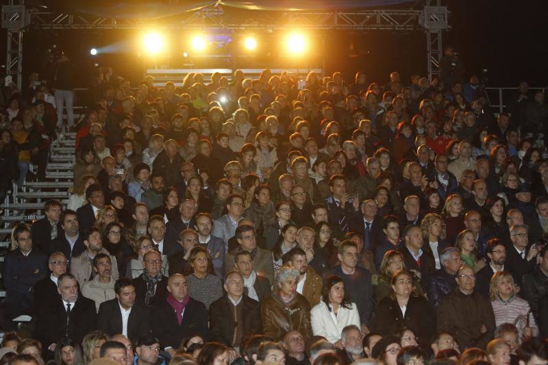 Multitudinario homenaje en el pozo Sotón a los mineros fallecidos