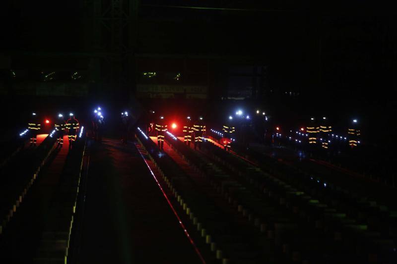 Multitudinario homenaje en el pozo Sotón a los mineros fallecidos