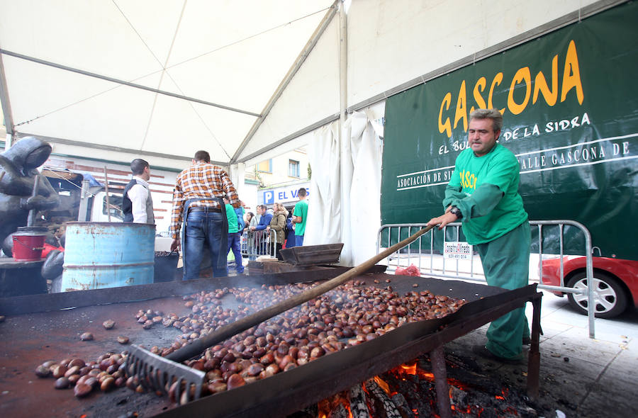 El amagüestu se riega con sidra en Gascona