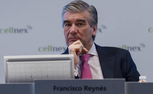El presidente de Cellnex Telecom, Francisco Reynés.