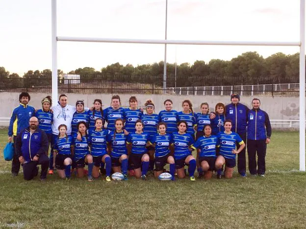 La Selección Asturiana femenina de rugby. 