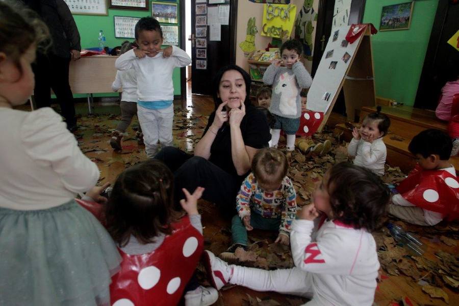 Magüestu en la escuela infantil María Balbín