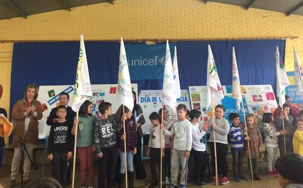 El colegio Príncipe de Asturias de Tapia, un referente para Unicef