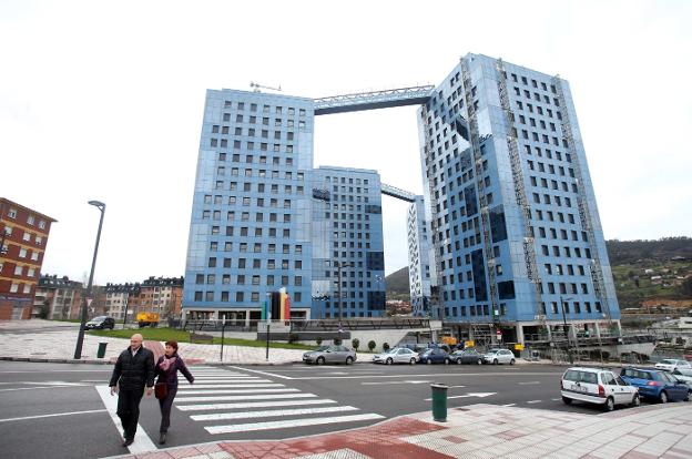 Las torres de Montenuño, construidas por Coprosa. 