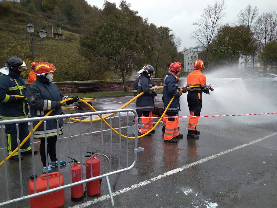La actividad se prolongó por espacio de casi tres horas
