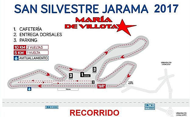 El recorrido de la IV San SIlvestre Jarama.-RACE.