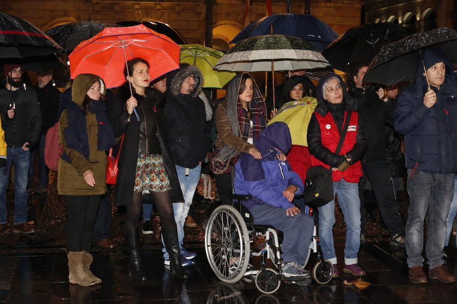 Cadena humana en el Día Mundial del Sida