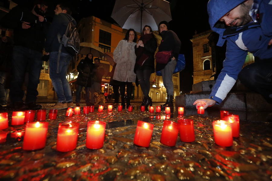 Cadena humana en el Día Mundial del Sida