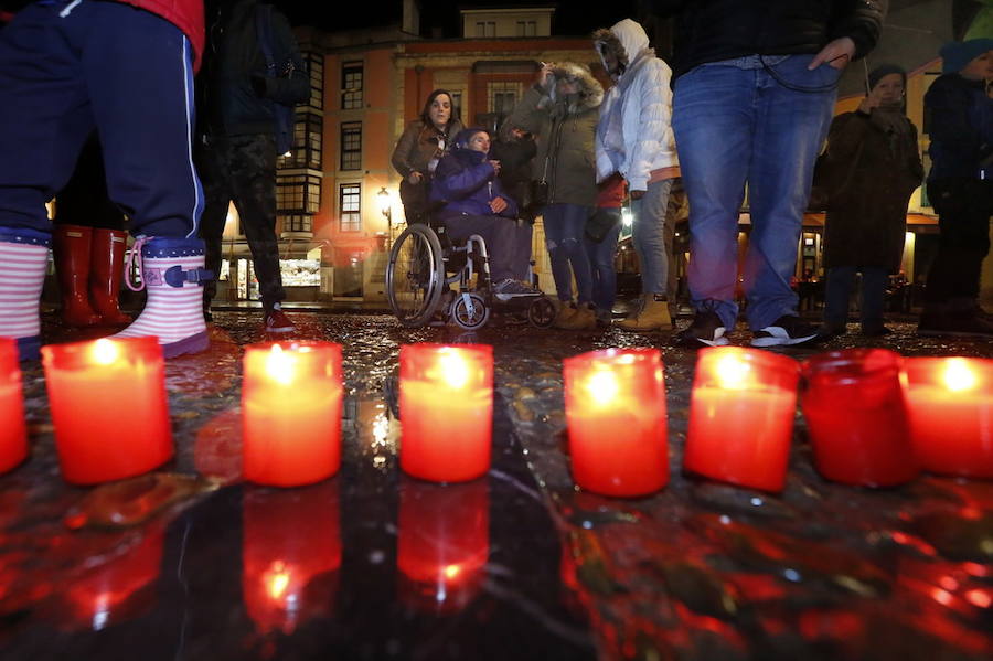 Cadena humana en el Día Mundial del Sida