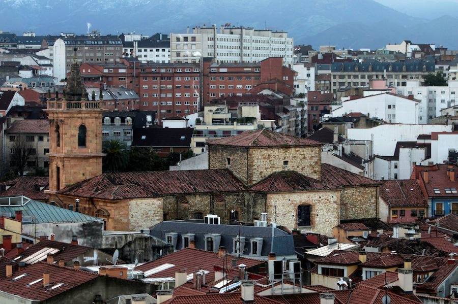 Las vistas desde la Catedral de Oviedo
