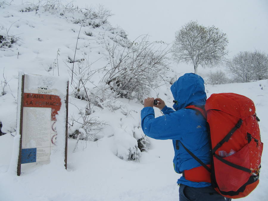 El Principado, cubierto por la nieve