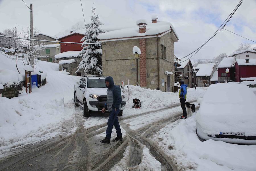 El Principado, cubierto por la nieve