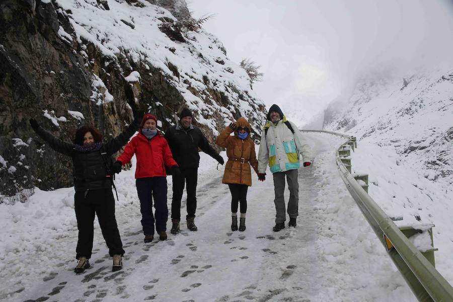 El Principado, cubierto por la nieve