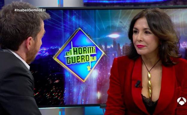 Isabel Gemio durante la entrevista en 'El Hormiguero'