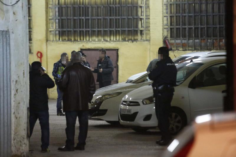 Las imágenes del crimen en La Felguera